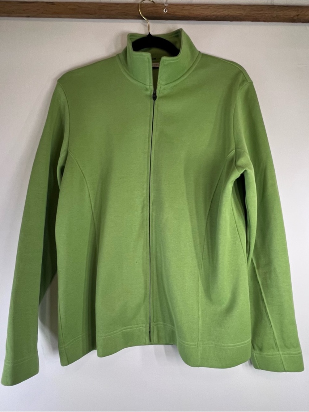 Cutter & Buck Lime Green Full-Zip lightweight Jacket Golf Preppy Gorpcore Size M